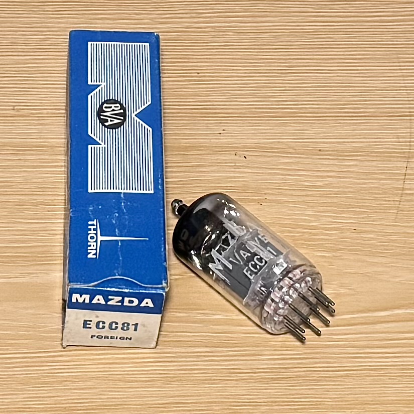 1Pcs Mazda ECC81 / 12AT7 Mới Chưa Sử Dụng