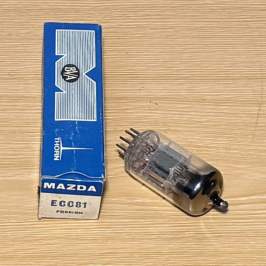 1Pcs Mazda ECC81 / 12AT7 Mới Chưa Sử Dụng