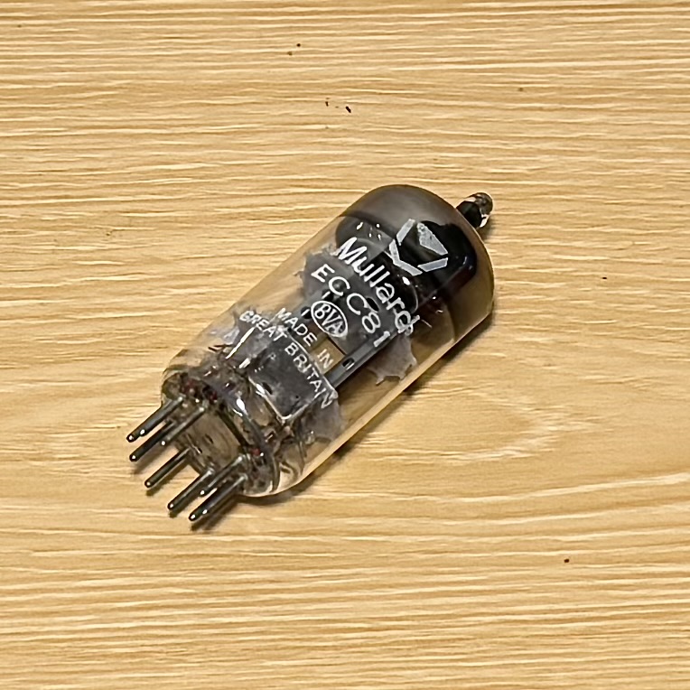 1pcs Mullard ECC81 12AT7 Tested 100% TV7 #2