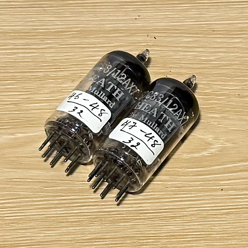 Bóng Đèn Mullard ECC83 Tấm Trung Bình 15mm. O getter Đã Được Kiểm Tra 97% TV7