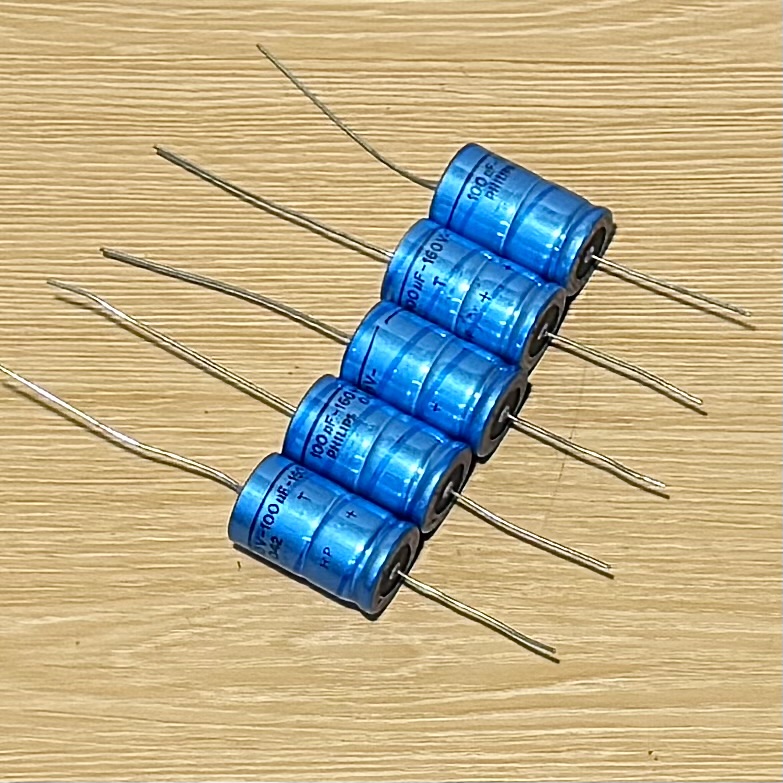 1Pcs Nos Philips 042 100uF 160V High Grade Capacitors For High Grade Tube Sound!