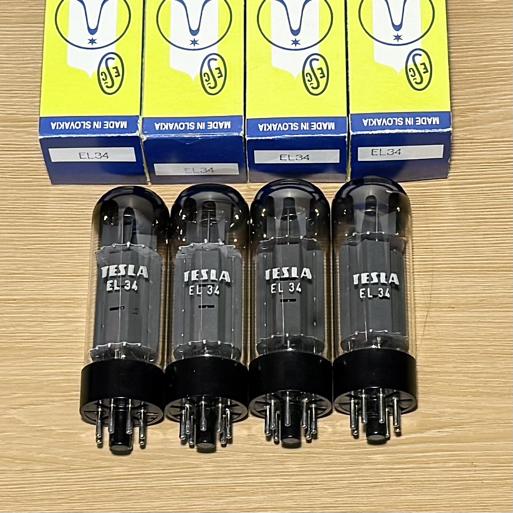 Bóng Đèn EL34. Tesla EL34 / 6CA7 Vacuum Tube OO-getter New box