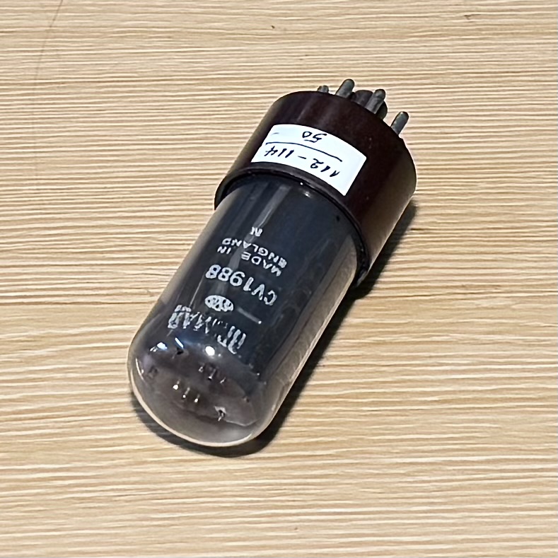 1pcs CV1988/6SN7. Brimar CV1988 / 6SN7GTY Vacuum Tube Tested  ( N4 )