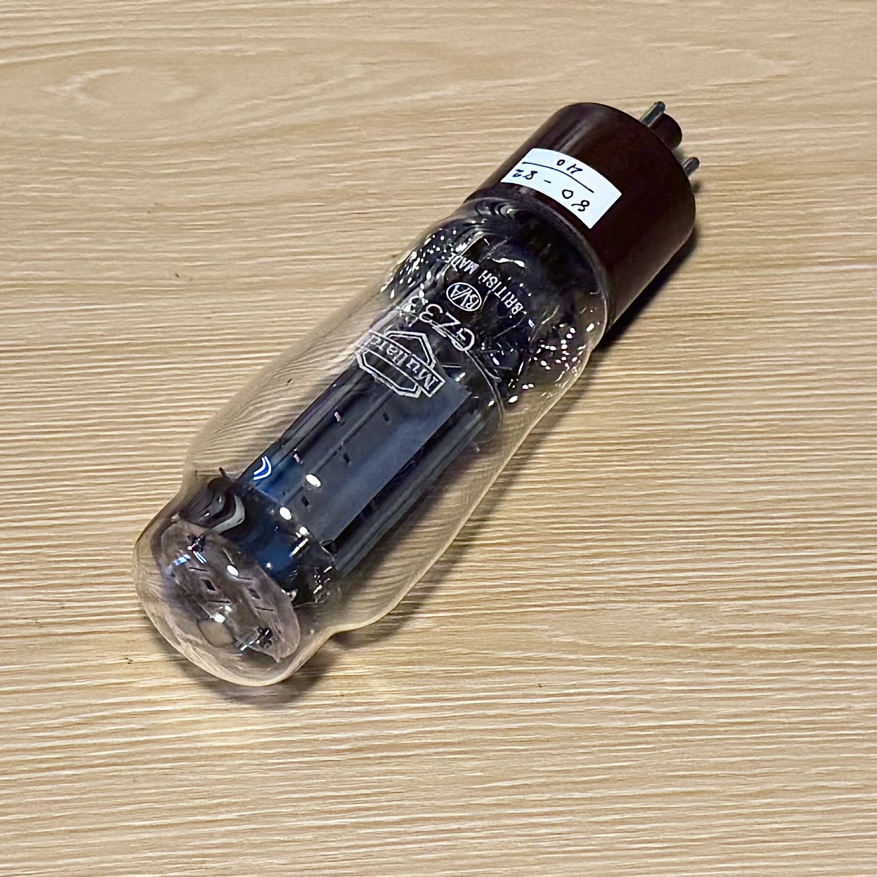 Bóng Đèn Nắn GZ33/GZ37. Mullard GZ33 / GZ37 / CV378 / 5U4G Tested New TV-7D/U