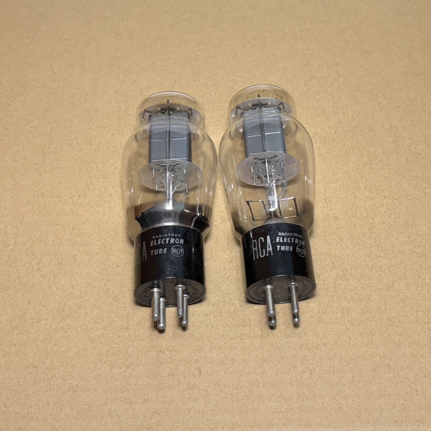 Ống Công Suất RCA 2A3 Phiến Có Gân DD Getter