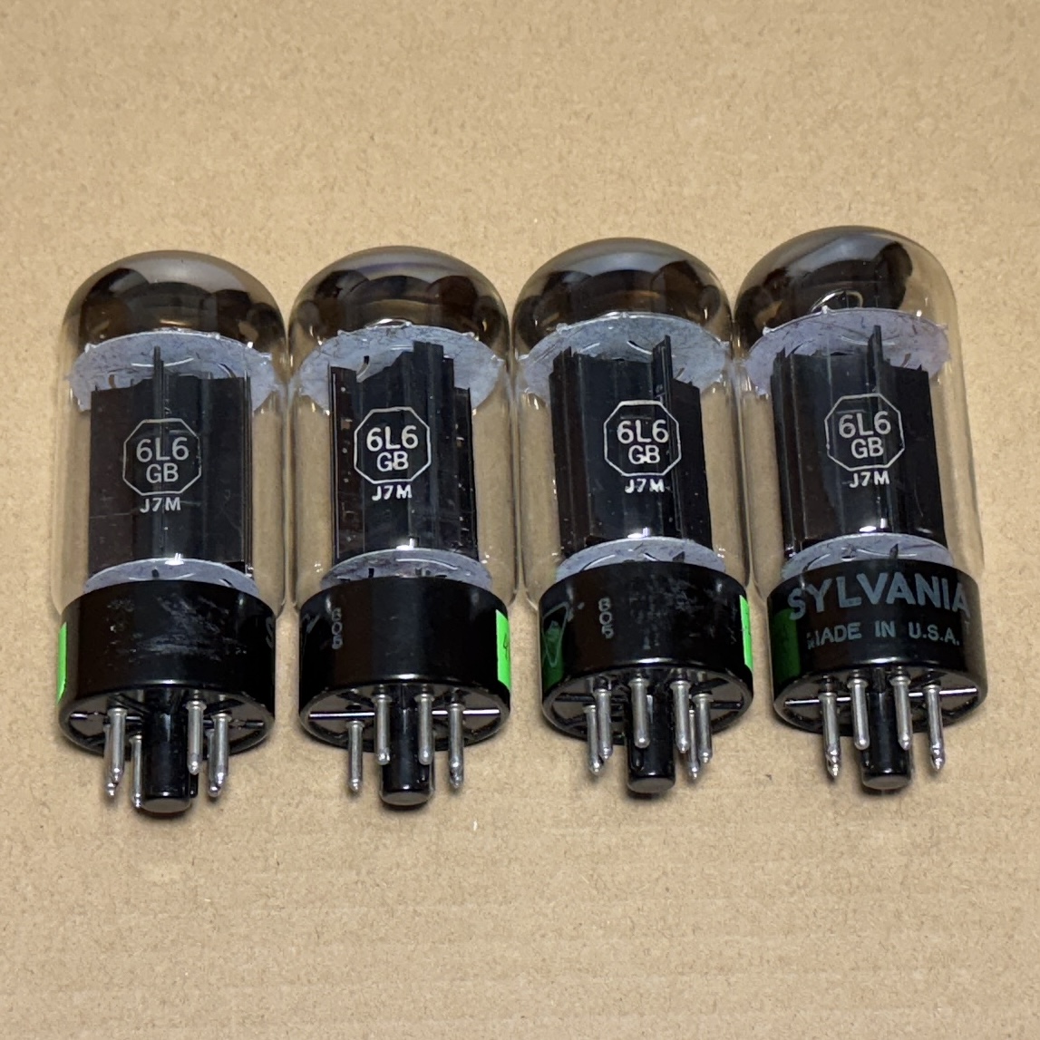 Ống Công Suất Sylvania 6L6GB Phiến Đen O Getter
