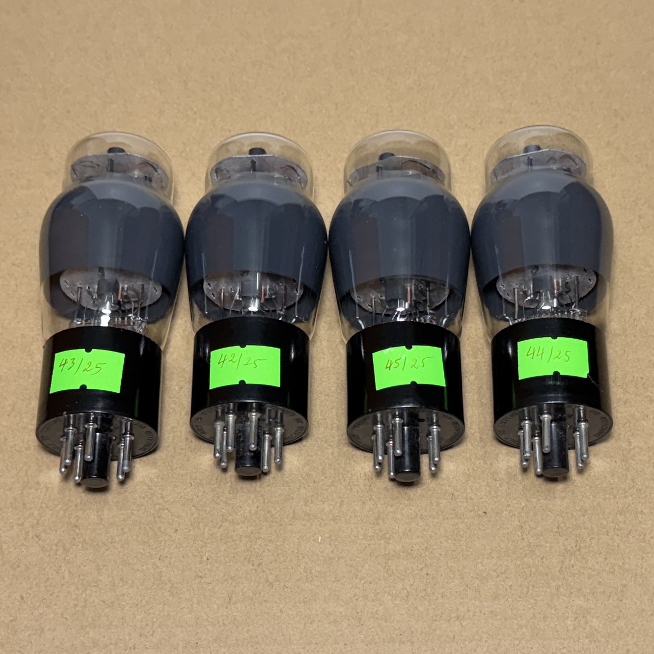Matched Quad 6L6GA SYLVANIA D Getter Đã Test Rất Mạnh