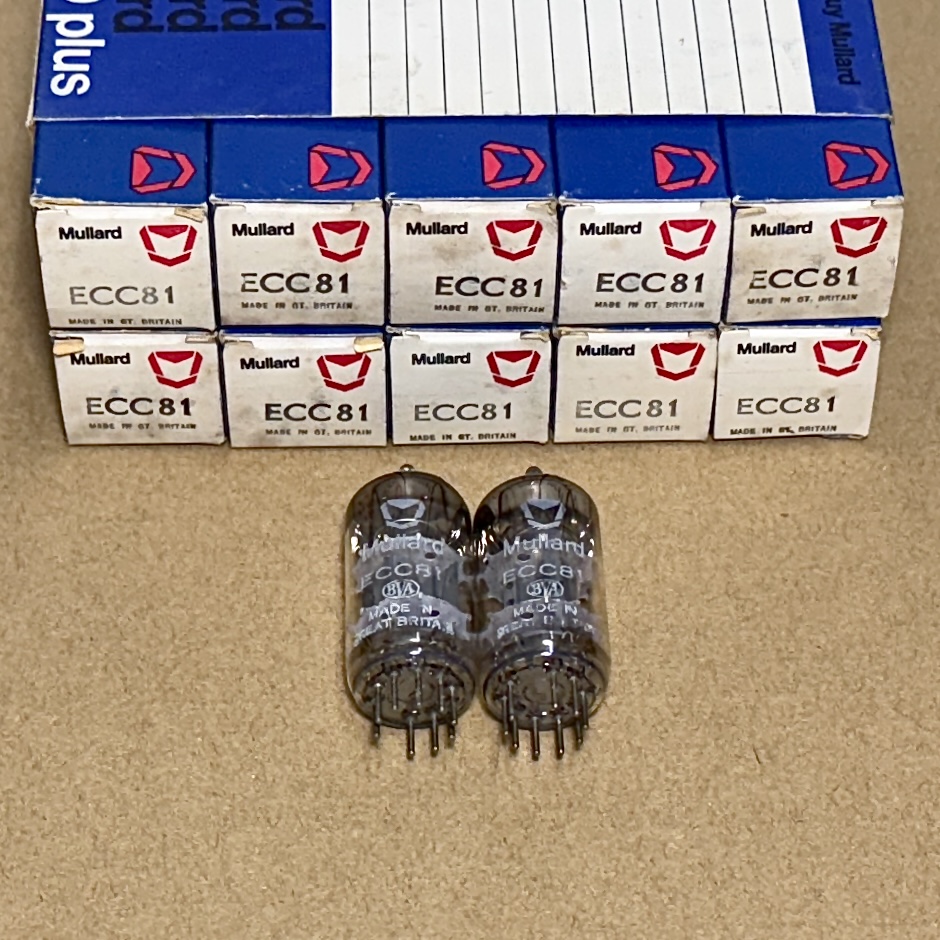 2Pc Mullard ECC81 12AT7 CV4024 New in Box
