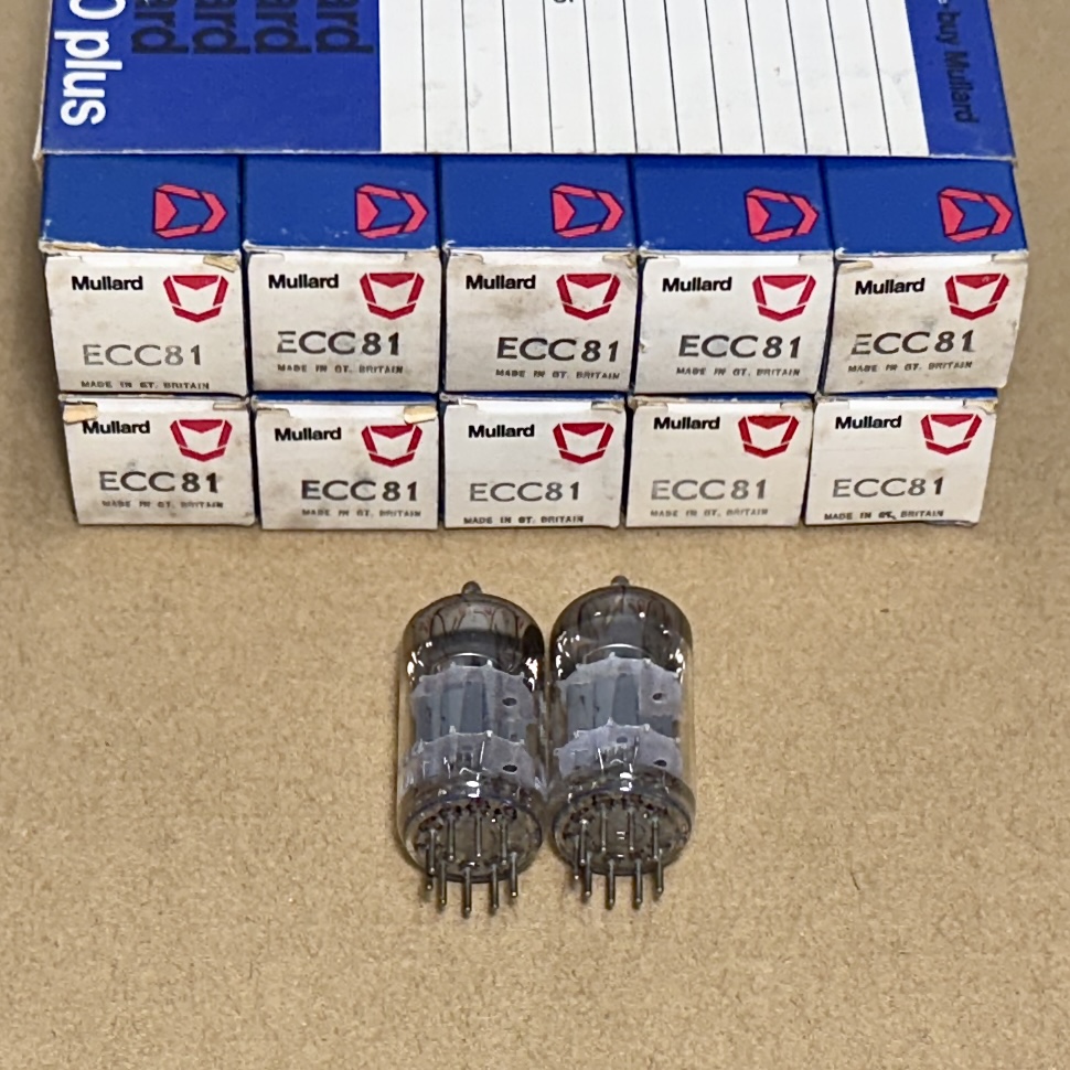 2Pc Mullard ECC81 12AT7 CV4024 New in Box
