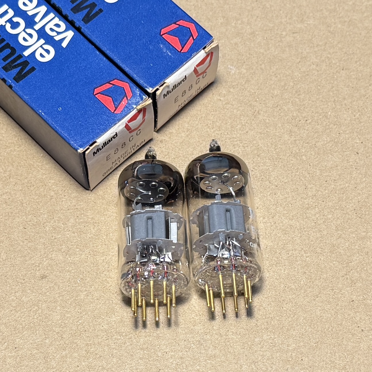1Pair Mullard E88CC 6DJ8 Gold Pin O Getter CV2492 6922WA New in Box (NC3)