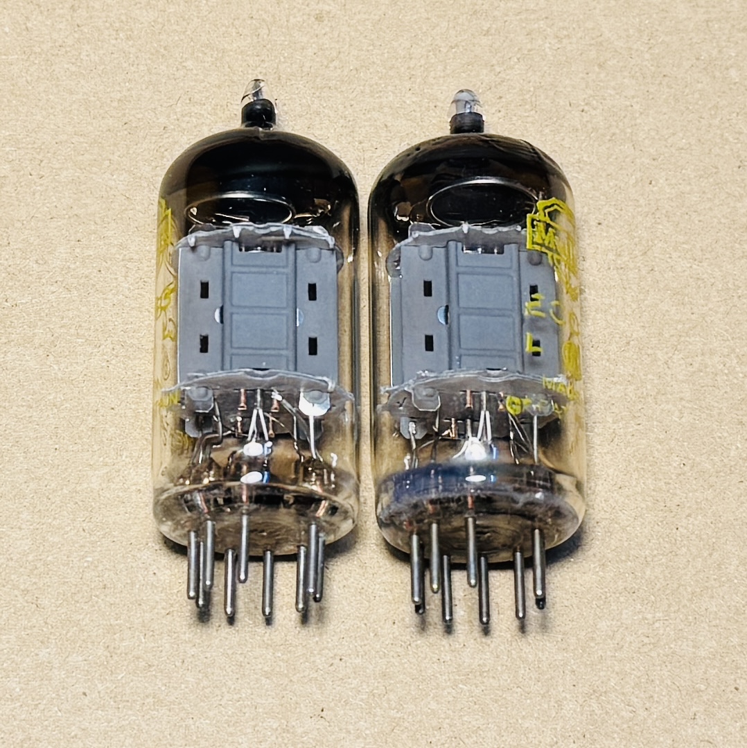 2Pair Mullard ECC83 12AX7 Valve Tube Yellow Lable Eq CV492 B339 CV4004 (LC 52)