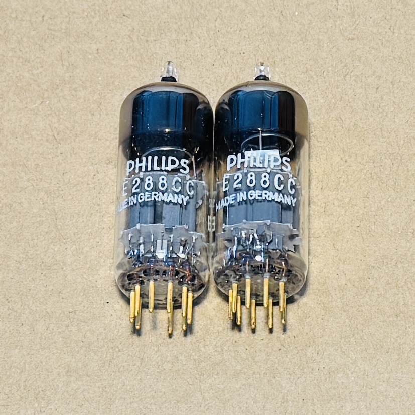 Pair Nos Tubes E288CC 8223 E88CC 6922 Philips SQ with Golden Pins