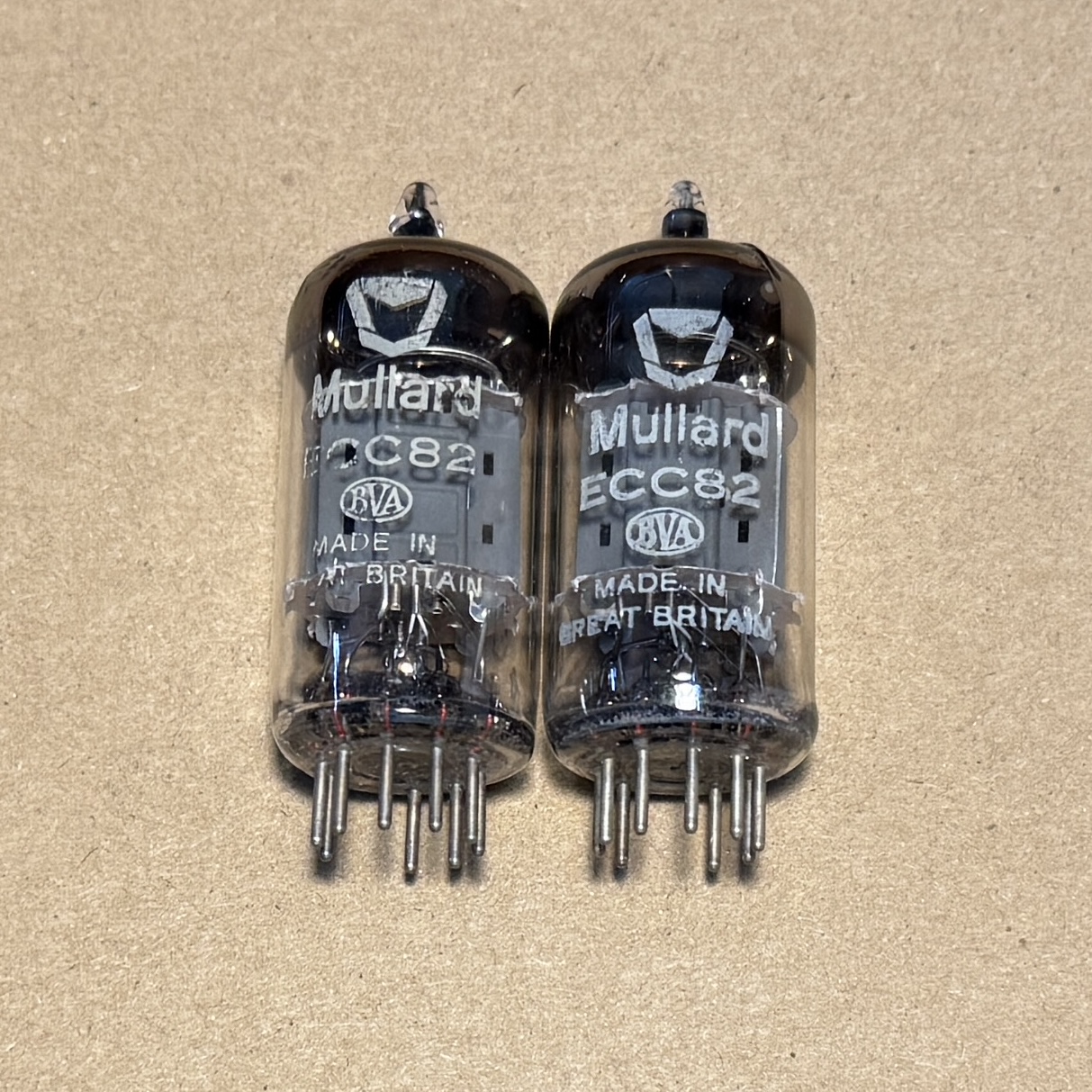 2x Mullard ECC82 / 12AU7 Valve Tube Made In Uk