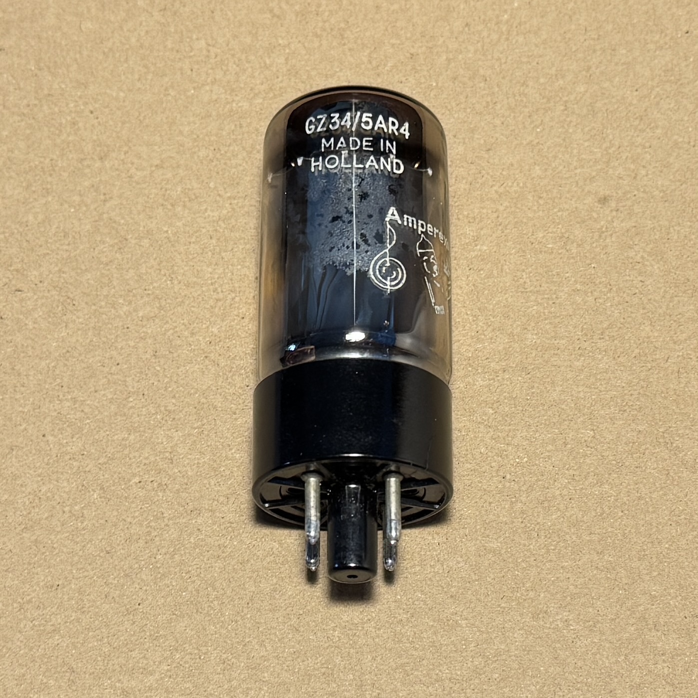 Amperex Bugle Boy GZ34 5AR4 Code F31 X8l Vintage Rectifier Tube (D6)