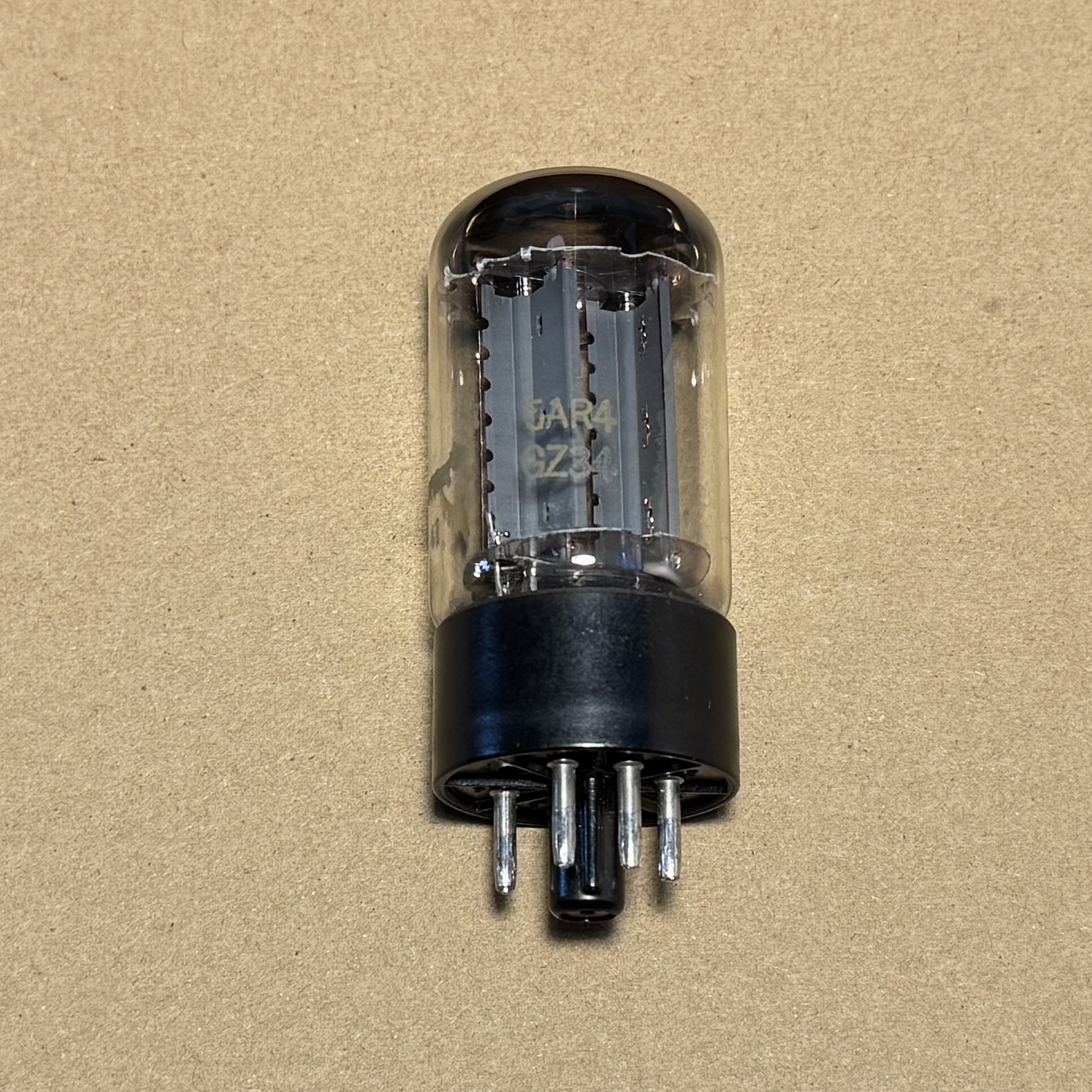 Mullard Rectifier Tube GZ34 Amperex 5AR4 O Getter (Code F32 7541)