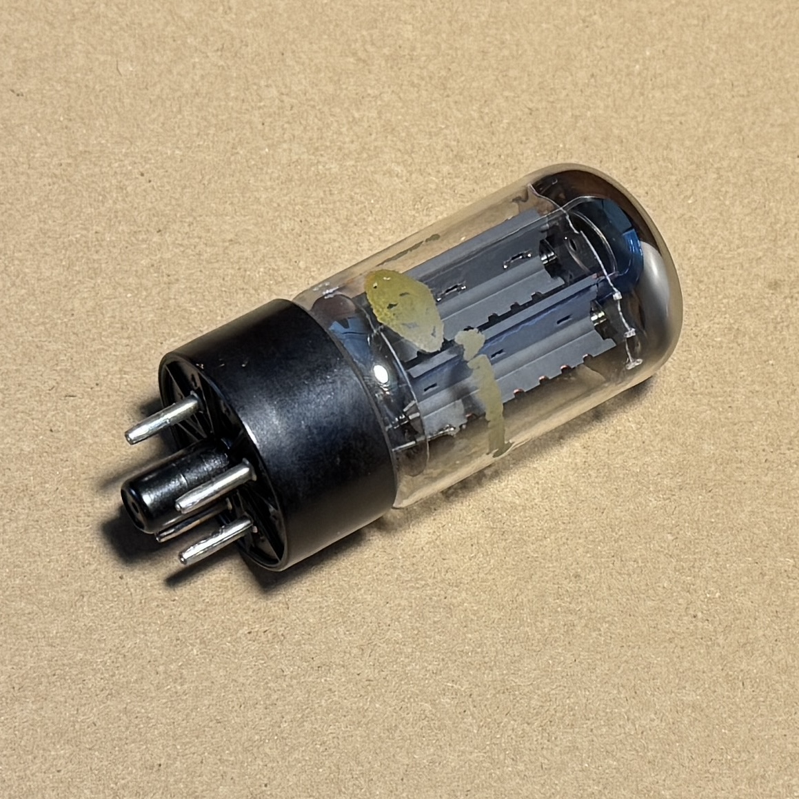 Mullard Rectifier Tube GZ34 Amperex 5AR4 O Getter (Code F32 7541)