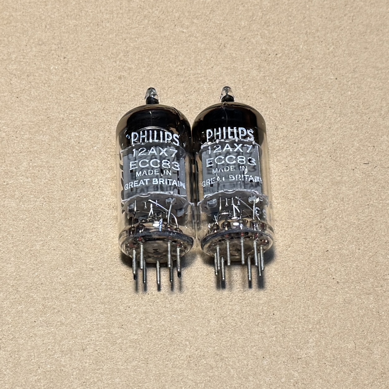 Philips valve tube ECC83/12AX7 plate 15mm