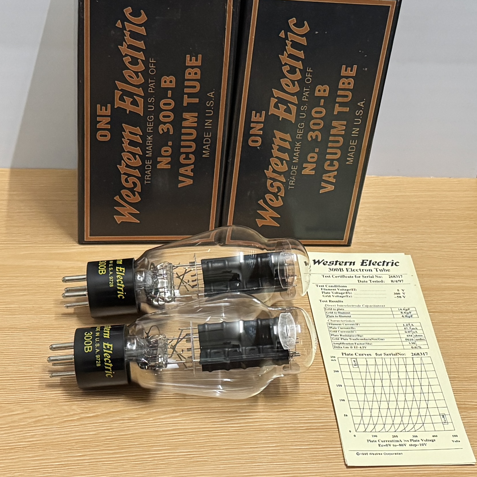 Đèn Van Western 300B. Khuếch Đại Công Suất Âm Thanh,Tube Western Electric 300B