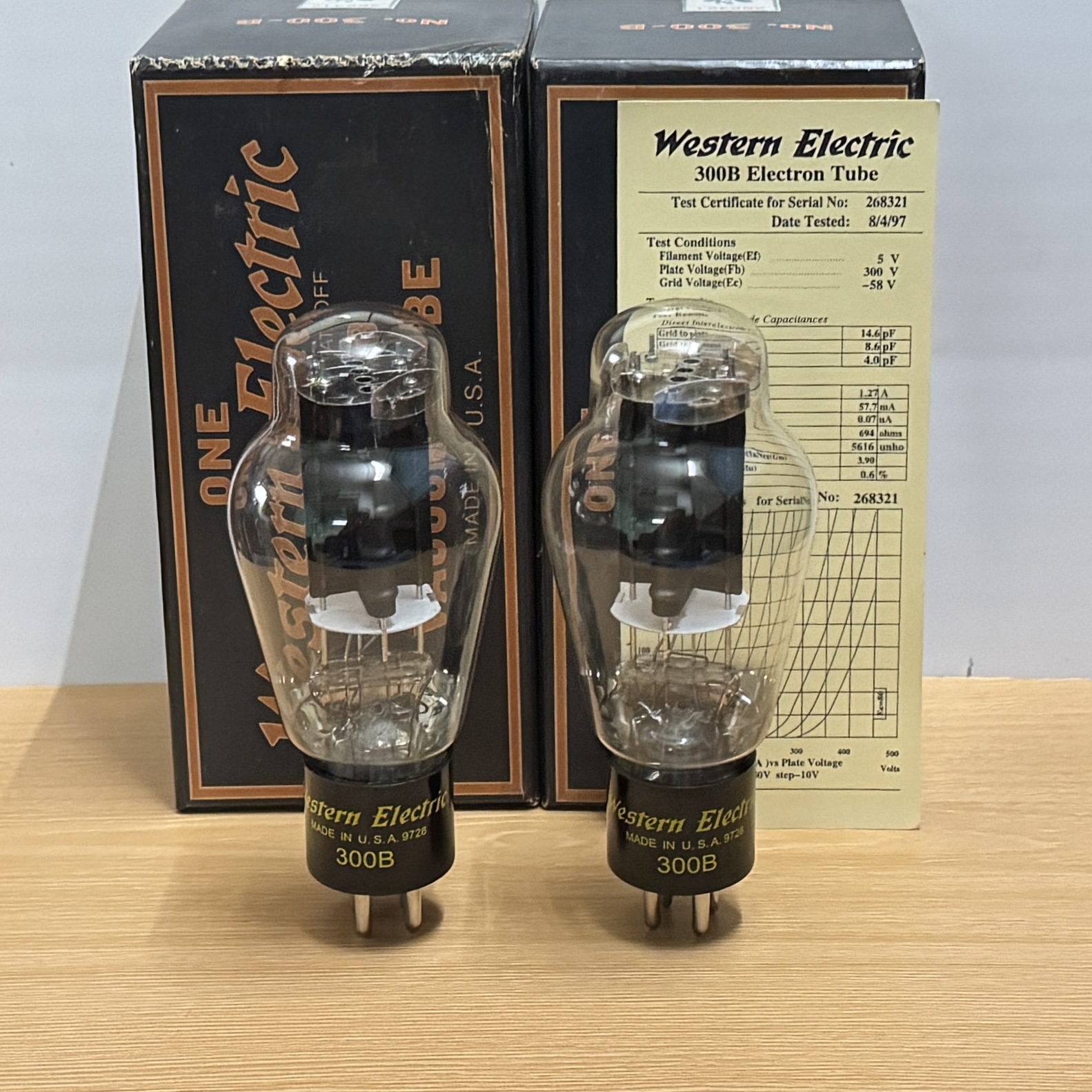 Đèn Van Western 300B. Khuếch Đại Công Suất Âm Thanh,Tube Western Electric 300B
