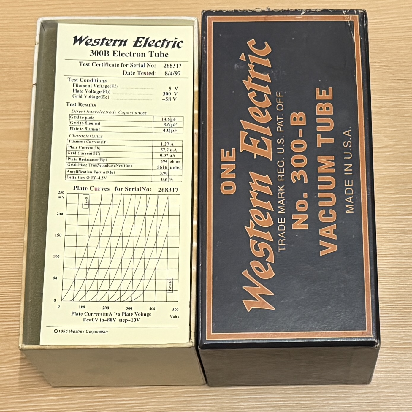 Đèn Van Western 300B. Khuếch Đại Công Suất Âm Thanh,Tube Western Electric 300B