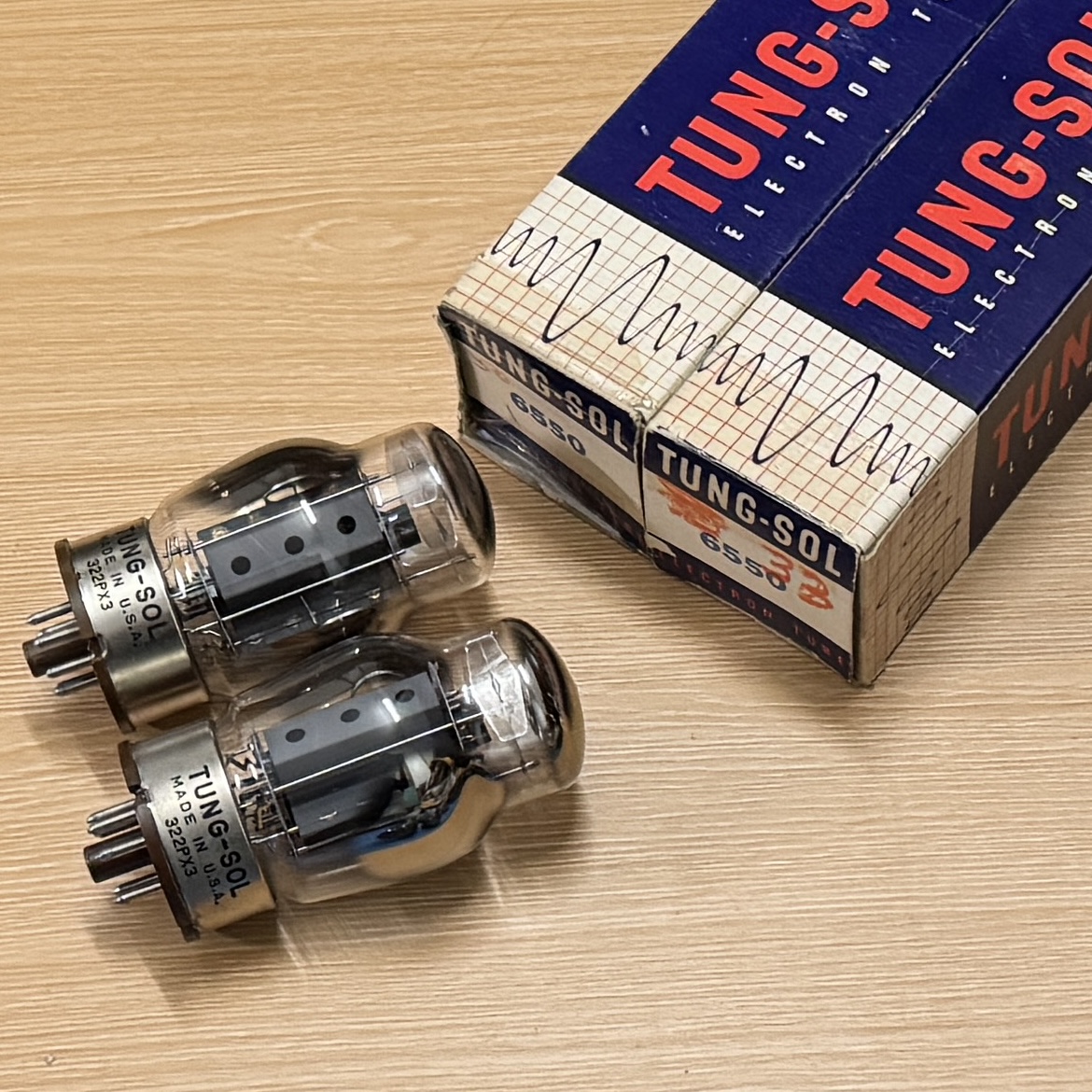 Tung-sol 6550 KT88 Tube Valve. Bóng Đèn Tung- Sol 6550 / Kt88  Sản Xuất Mỹ