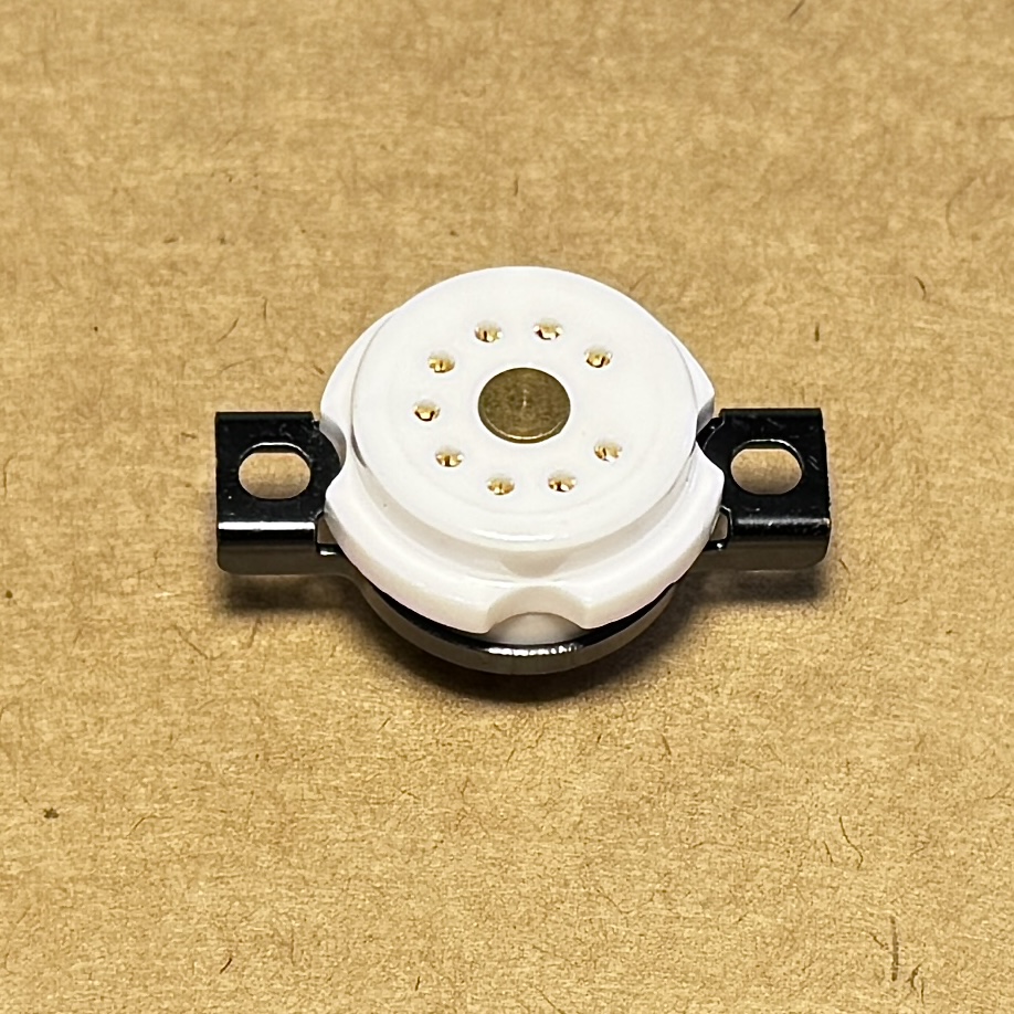 Đế Đèn 9pin 12AX7 6DJ8 EL84 6922 Cao Cấp Chân Mạ Vàng