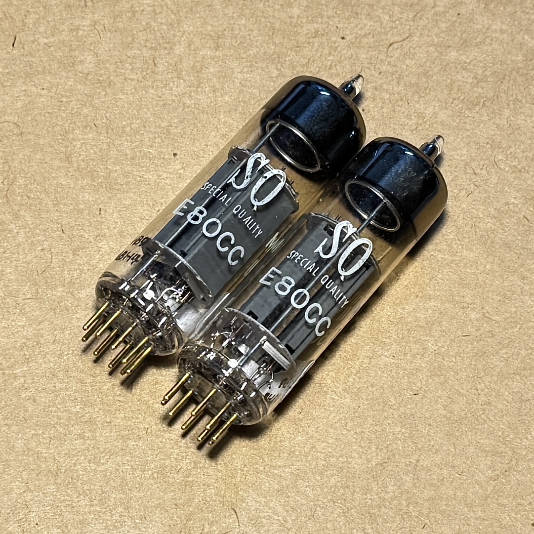 Bóng Đèn E80CC. Pair Philips E80CC 12AU7 6085 Chân Vàng Chất Lượng Đặc Biệt