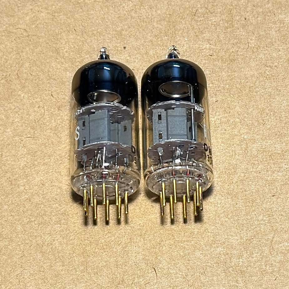 2Pcs ECC801S Telefunken. Tube Telefunken ECC801S ECC81 Gold Pin NOS NIB