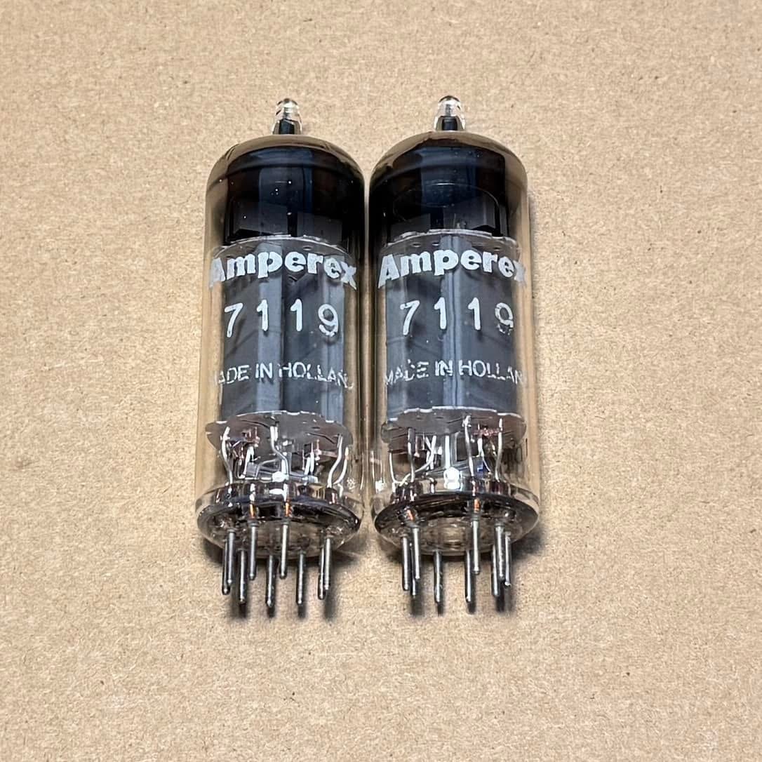 Amperex PQ 7119 E182CC Bản Đặc Biệt Test 100% TV7. Bóng Đèn E182CC 7119 5687