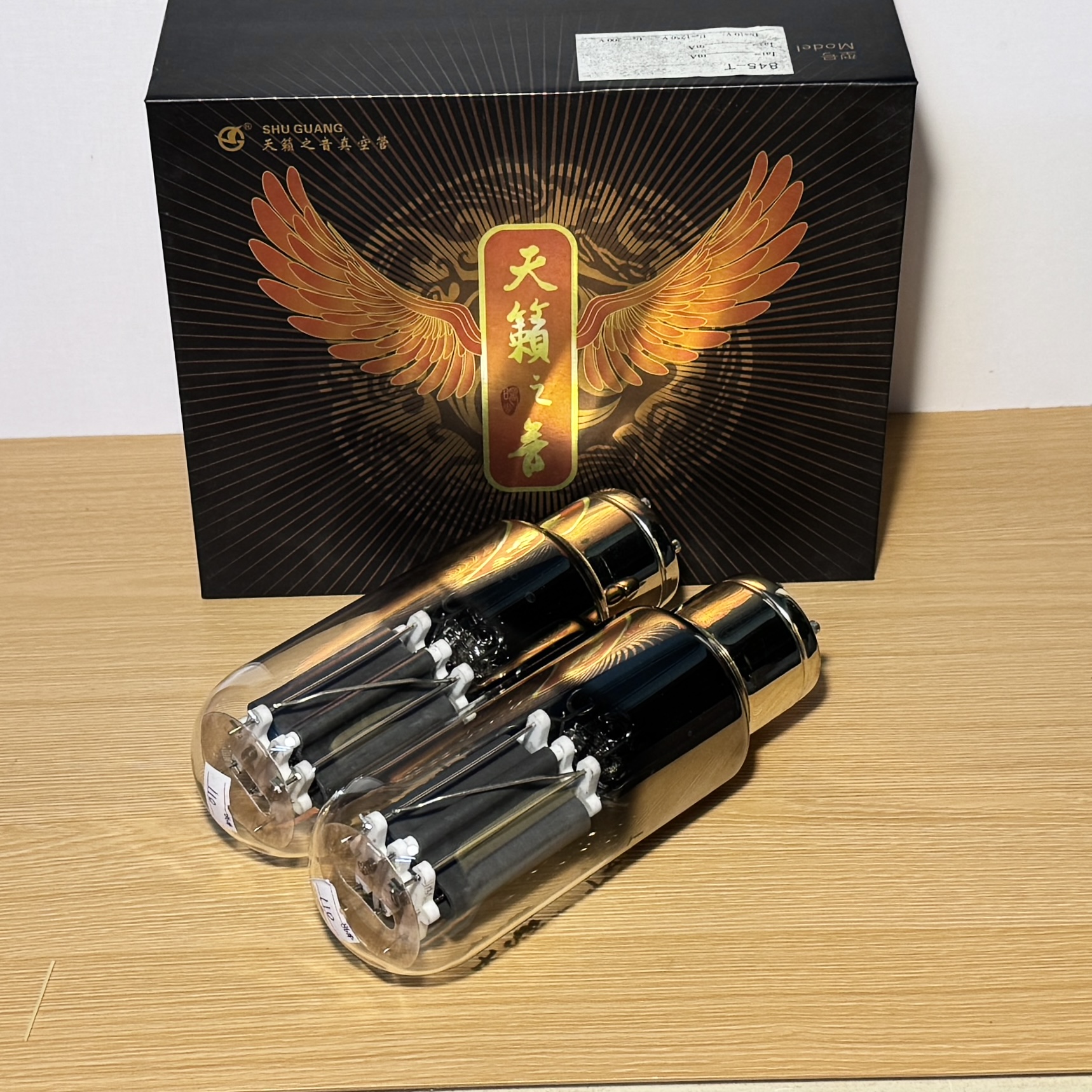 Bóng Đèn ShuGuang 845-T. Marched Pair ShuGuang 845-T Premium Vacuum Tubes