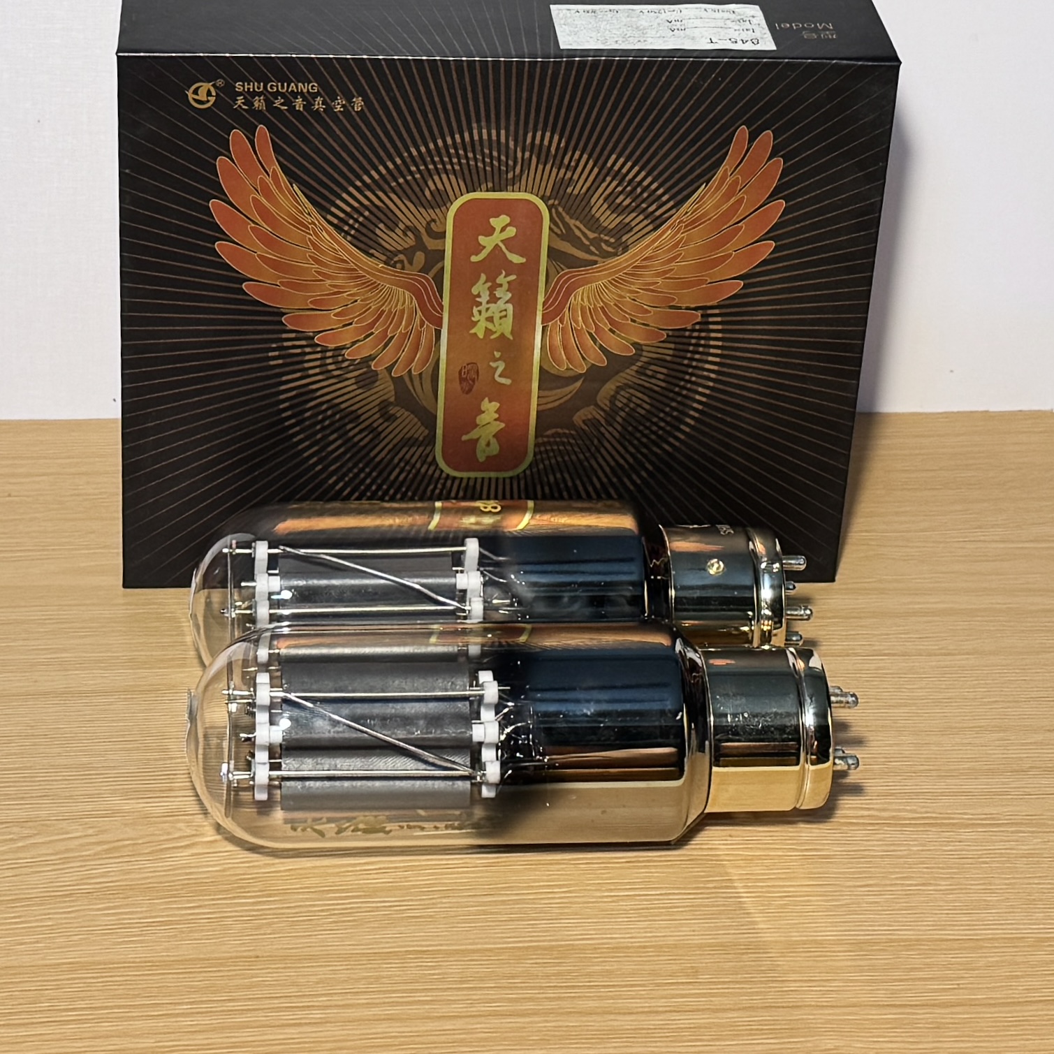Bóng Đèn ShuGuang 845-T. Marched Pair ShuGuang 845-T Premium Vacuum Tubes