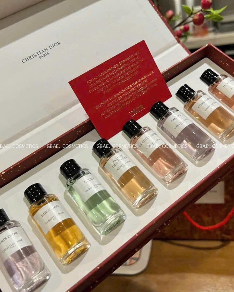 Set Nước Hoa Dior Discovery Phiên Bản Giới Hạn- Lunar New Year 8ml x 8pcs