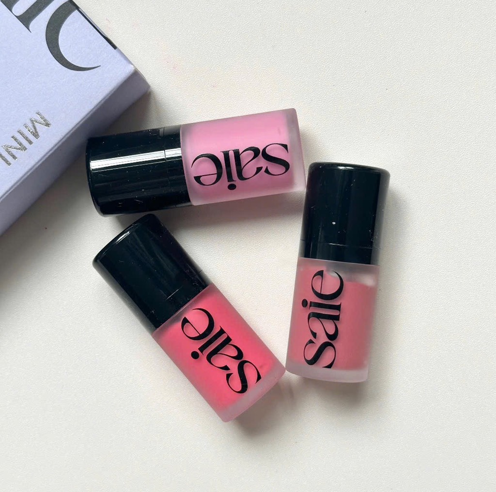 Set Má Hồng SAIE Dew Blush Mini Trio 3x7ml