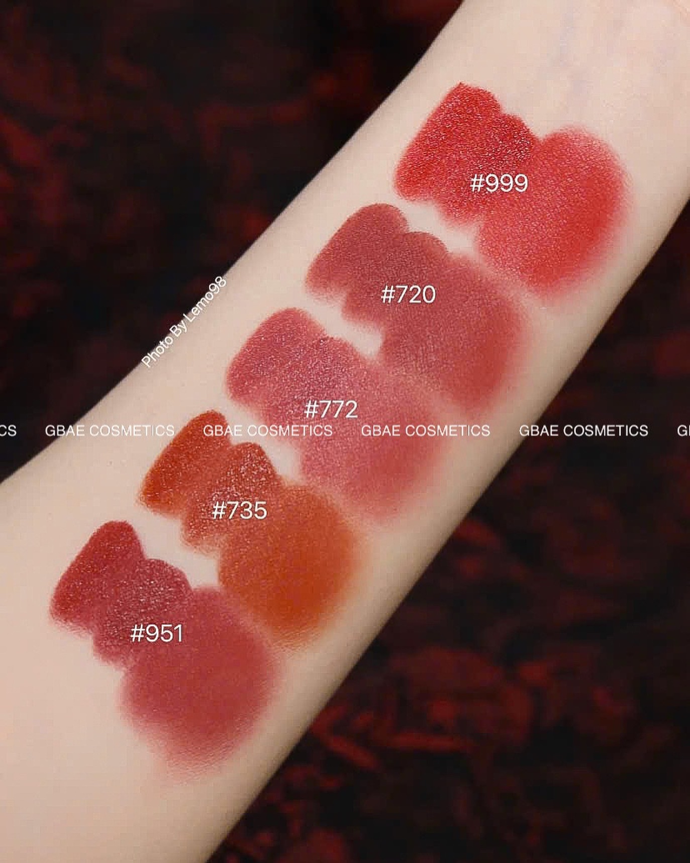 SET Son Rouge DIOR Limited Edition 5 Son Minisize (Phiên bản màu đỏ phiên bản giới hạn)