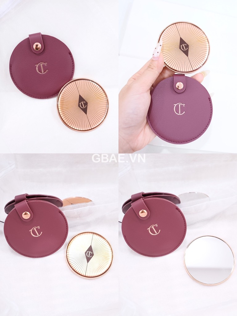 Gương Tròn Charlotte Tilbury Kèm Túi Đựng Gương