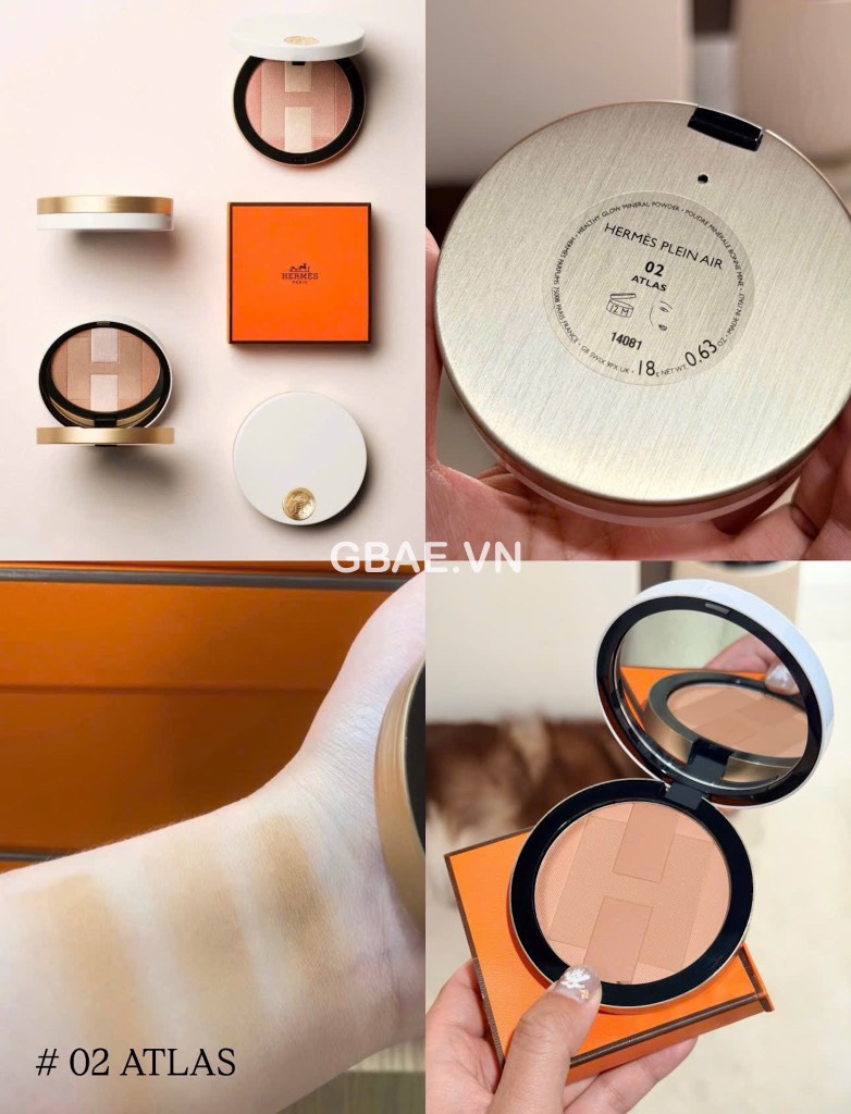 Phấn Phủ Nén HERMES Plein Air Iridescent Mineral Powder