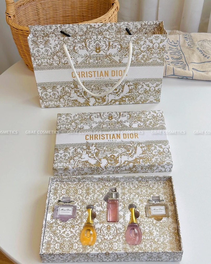 Set 5 Chai Mini Dior Fullbox kèm túi giấy