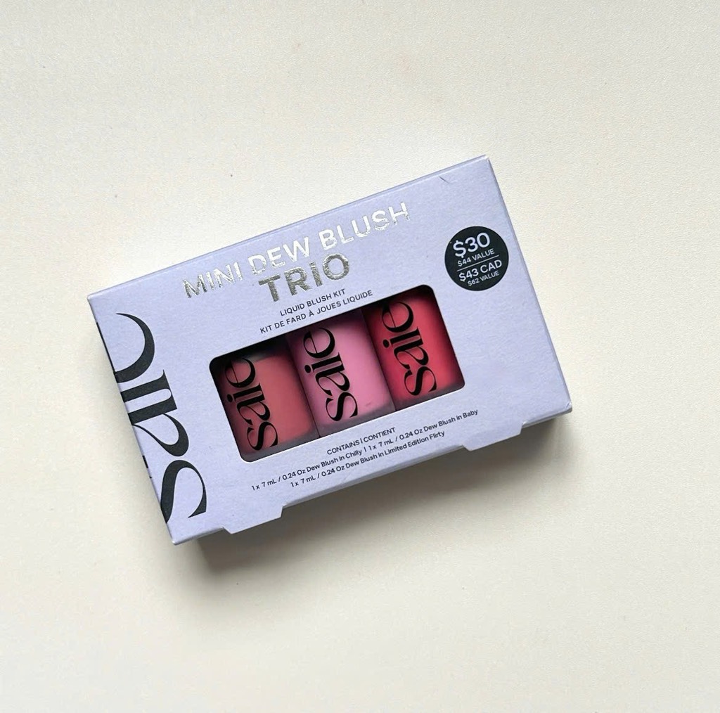 Set Má Hồng SAIE Dew Blush Mini Trio 3x7ml
