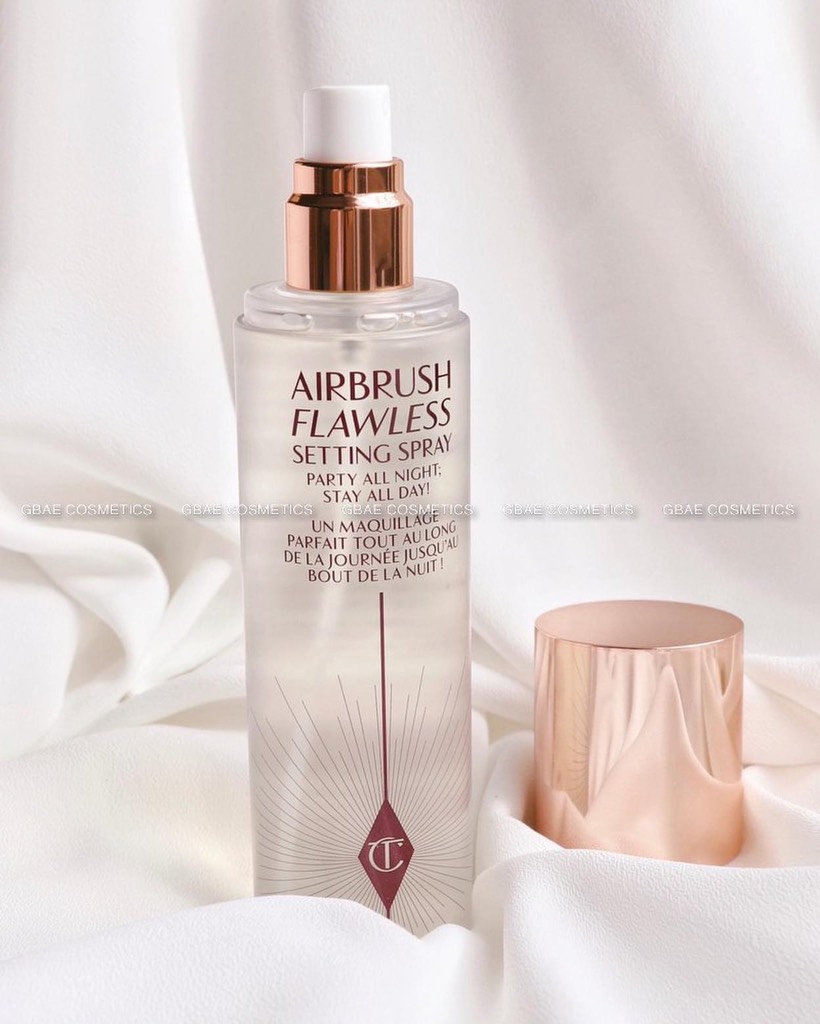 Xịt makeup Charlotte Tilbury Air Brush Flawless Setting Spray Party All Night Stay All Day