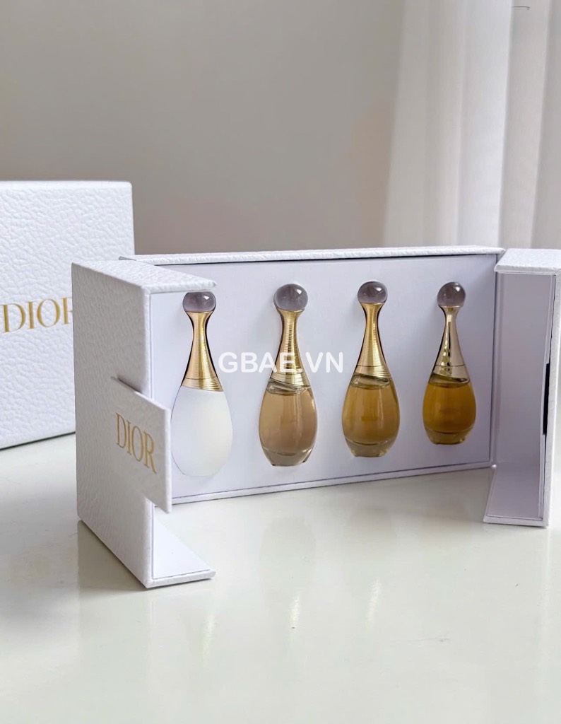 Set Nước Hoa Nữ DIOR J'adore Mini 4c x 5ml Fullbox