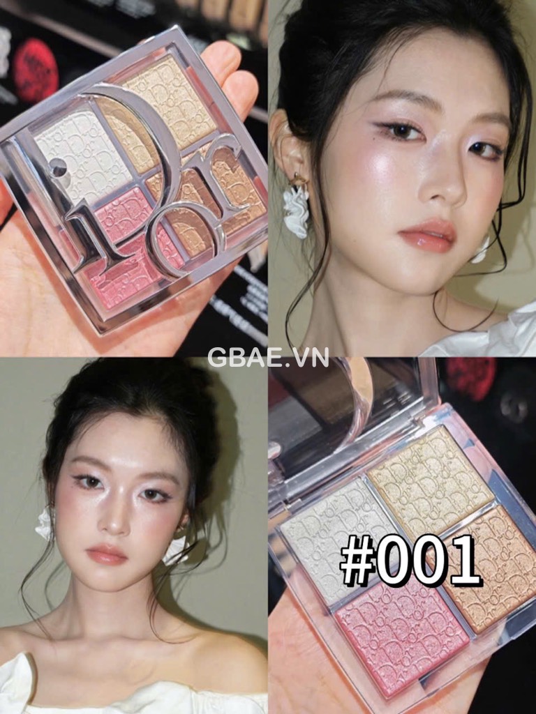 Highlight Má Hồng DIOR 4 ô Backstage Glow Maximizer Palette 2025