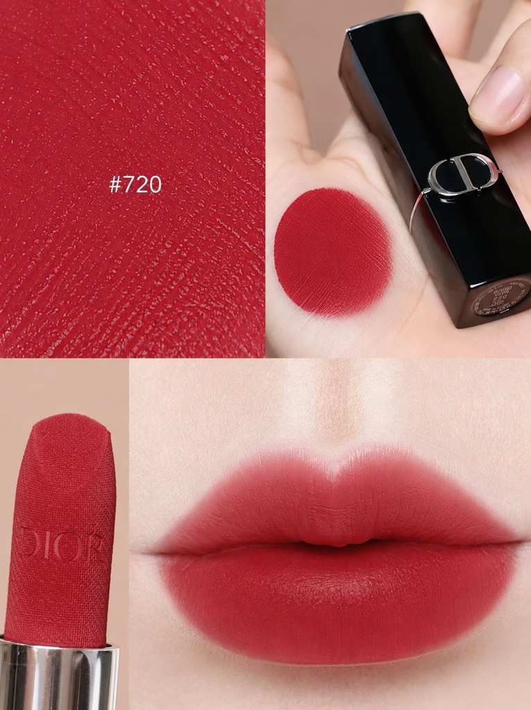 Set 3 Son Dior Rouge Kèm Túi Pouch Đựng Gift VIP 2026 - Limited Edition Fullbox