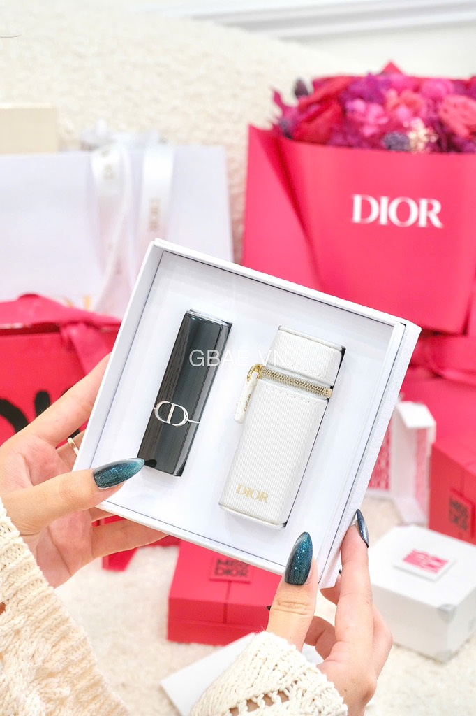 Set Son DIOR ROUGE 720 Kèm Pouch Đựng Son Gift Set Limited 2025