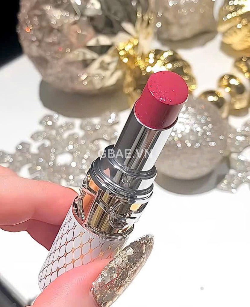 Son Dưỡng YSL LoveShine Caring Lipstick - Vỏ Limited (trắng sọc vàng)