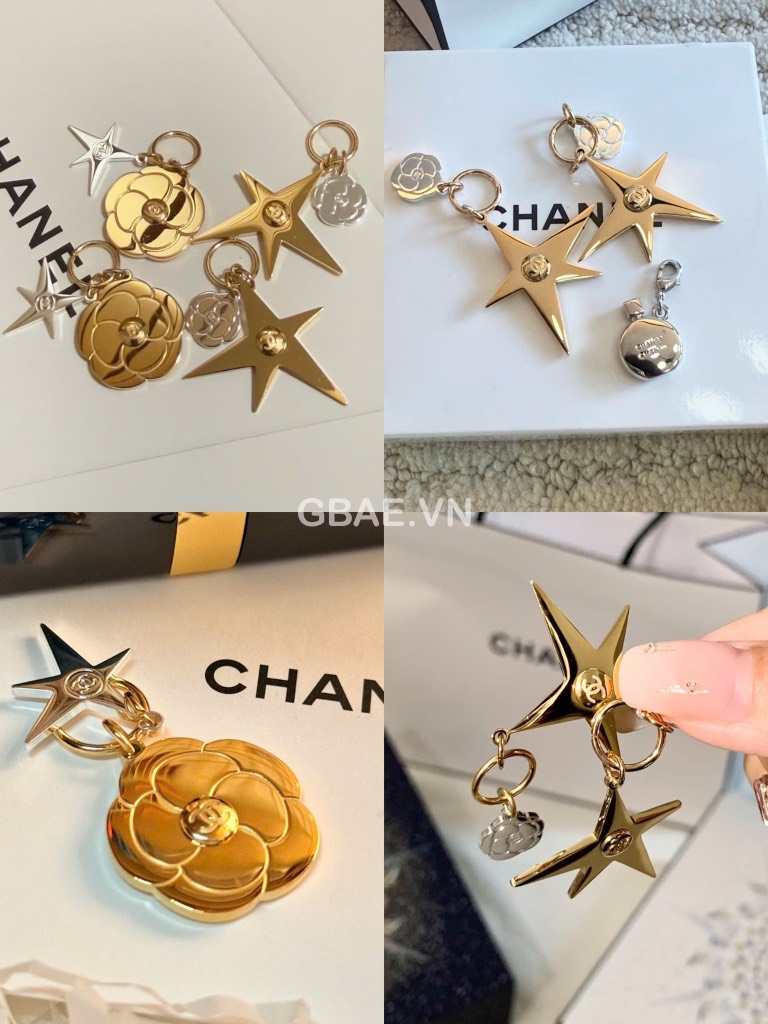 Dây Chuyền CHANEL Kèm Túi Vải Hãng