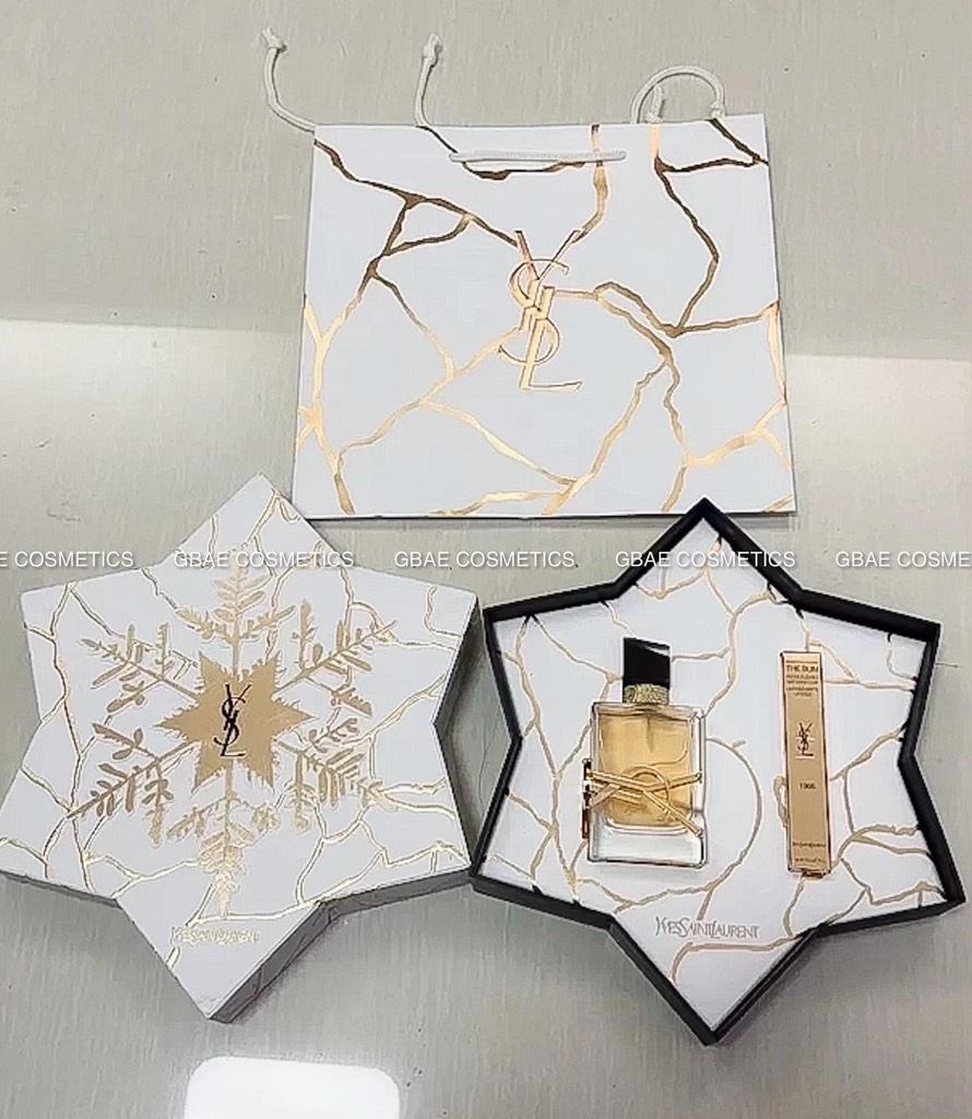 Set nước hoa + son YSL (họa tiết ngôi sao limited)