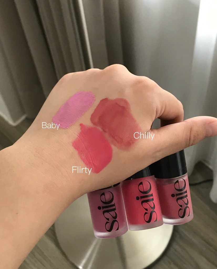 Set Má Hồng SAIE Dew Blush Mini Trio 3x7ml