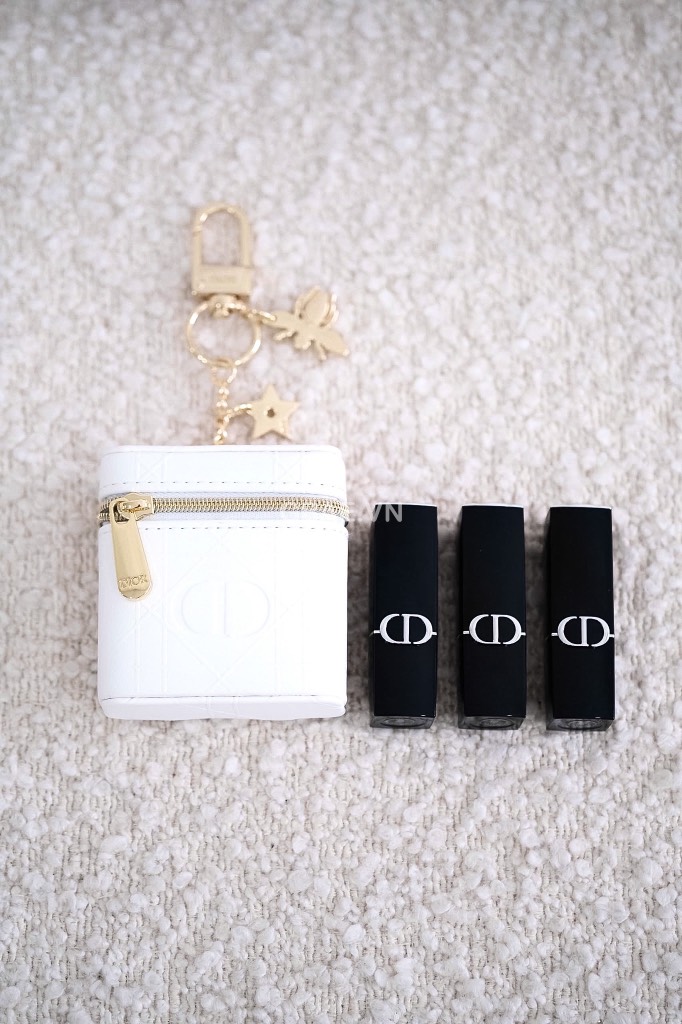 Set 3 Son Dior Rouge Kèm Túi Pouch Đựng Gift VIP 2026 - Limited Edition Fullbox