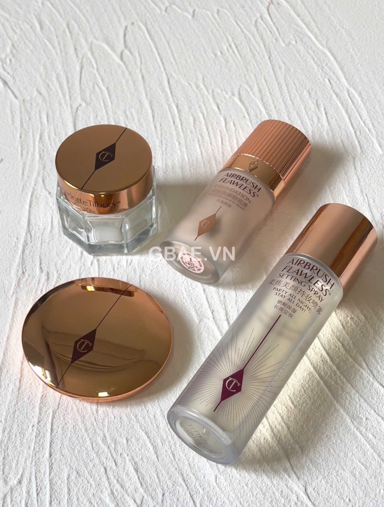 Xịt makeup Charlotte Tilbury Air Brush Flawless Setting Spray Party All Night Stay All Day - 100ml