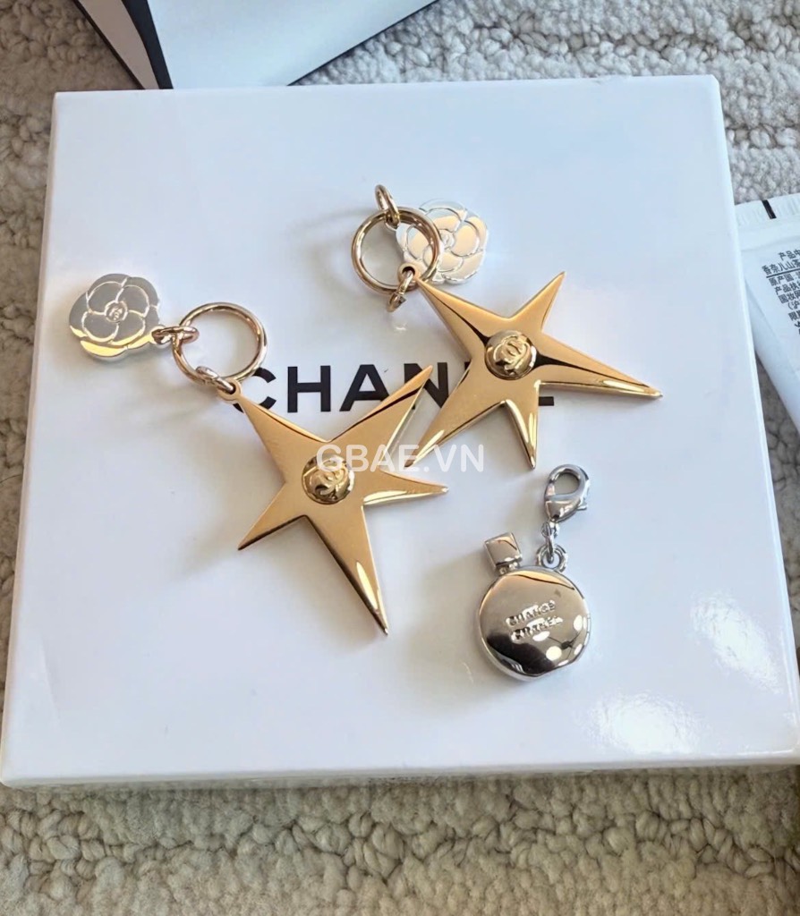 Dây Chuyền CHANEL Kèm Túi Vải Hãng